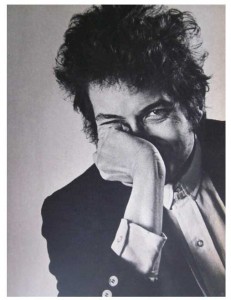 Classic photo of Bob Dylan from the 1967 Photography Annual