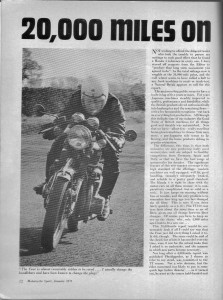 1971, 1972 Honda 4 500 Article from Motorcycle Sport