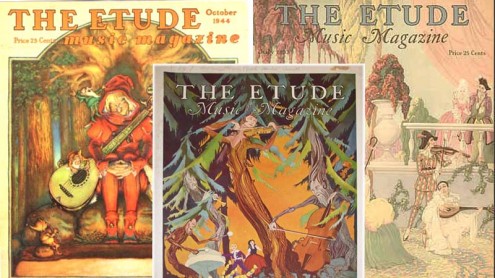 The Etude Magazine Covers
