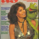 Raquel Welch and Kermit the frog on cover of US