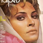 Raquel Welch on cover of UK Harpers Bazaar