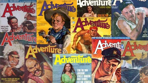 Adventure Magazine Collage