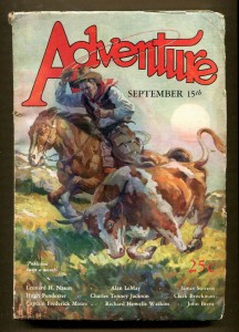 Adventure Magazine: September 15, 1927