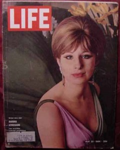 Barbara Streisand on the cover of Life Magazine - 1964