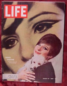 Barbara Streisand on the cover of Life Magazine - 1966