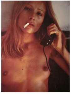 Iconic smoking nude photo