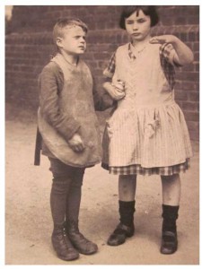 Depression era photo of young children