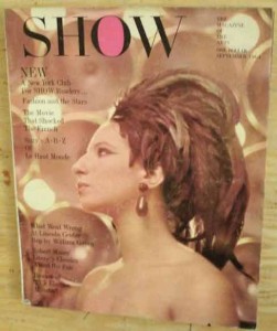 Barbara Streisand on the cover of Show Magazine- 1964