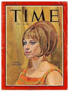 Barbara Streisand on the cover of Time Magazine - 1964