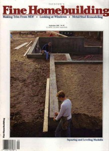 Fine Homebuilding: September 1995