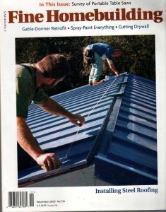 Fine Home-Building: November 2000