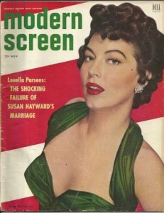 Modern Screen: Ava Gardner Cover